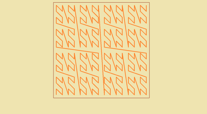 A curve filling a square – Lebesgue example