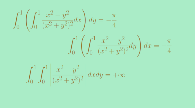 Counterexamples around Fubini’s theorem