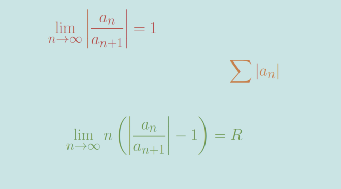 Raabe-Duhamel’s test