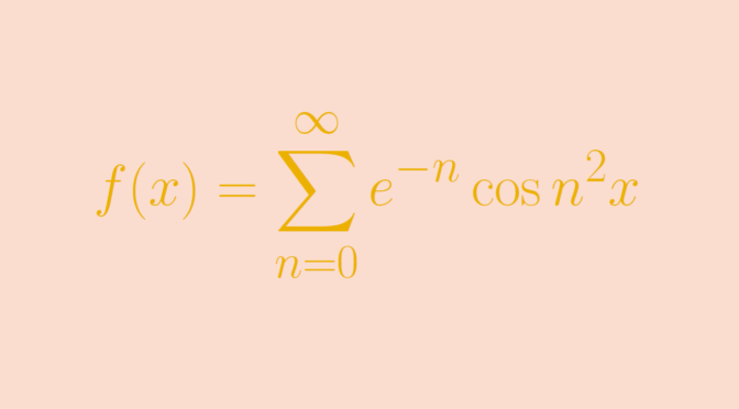 A function whose Maclaurin series converges only at zero