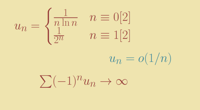 Counterexamples around series (part 2)